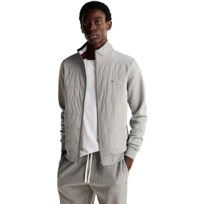 Imagen de Tommy Hilfiger MIX Media ZIP THRU Chaqueta de entretiempo, Hombre, Talla: Medium, Light grey heather