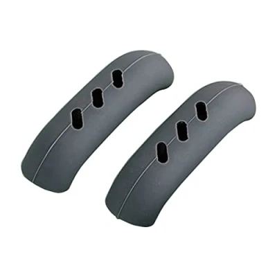 Imagen de Juego de 2 soportes silicona para asas, fundas mango caliente, aisladas con calor, agarre a prueba quemaduras, wok Pan