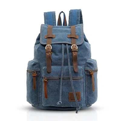 Imagen de FANDARE Mochila Hombre Mujer Mochilas, Azul, Talla única, Prácticos,Vintage