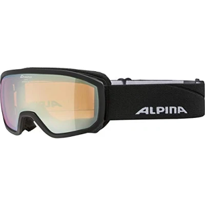 Imagen de ALPINA SCARABEO JR. HM Gafas de esquí, Unisex Niños, Black, One Size