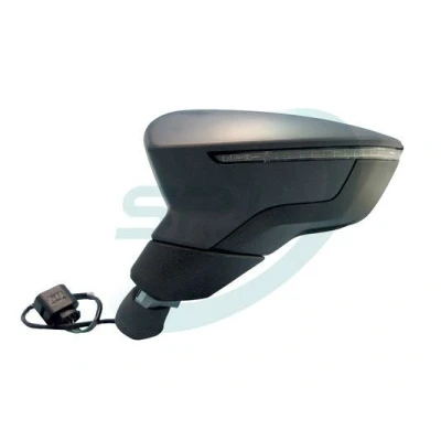 Imagen de Espejo retrovisor Spj E 3013 izquierda imprimado eléctrico convexo para vehíc. con volante a la SEAT: Leon III SC, ST