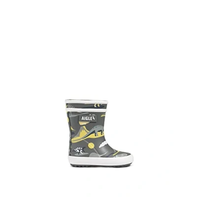 Imagen de Aigle BABY FLAC PLAY2, Botas de lluvia para Unisex bebé, Multicolor (Dino), 23 EU