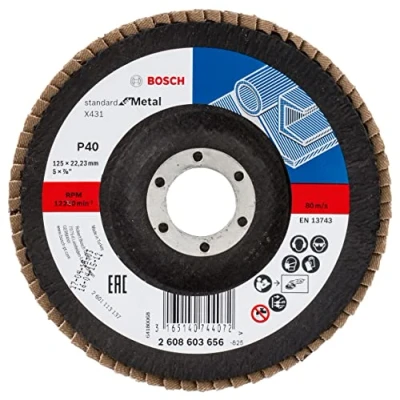 Imagen de Bosch Profesional 2608603656 Disco de láminas X431 Standard Metal: 125mm cón.FV G40