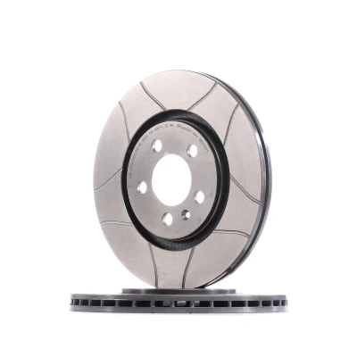 Imagen de BREMBO MAX LINE 09.5570.75 Disco de freno 280 22 5 ventilación interna, ranurado revestido con tornillos VOLKSWAGEN: GOLF 3, 3 Variant, Corrado