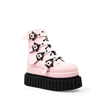 Imagen de LAMODA Inestable, Bota de Tobillo Mujer, Pink PU, 39 EU