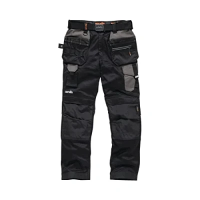 Imagen de Scruffs Hombre Pro Flex Holster Pantalones de Trabajo Not Applicable, Negro (Black 001), (Talla del Fabricante: 38)