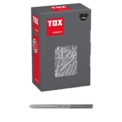 Imagen de TOX Pernos de suspensión Boltix M8 x 50 mm, 100 piezas, 09510151