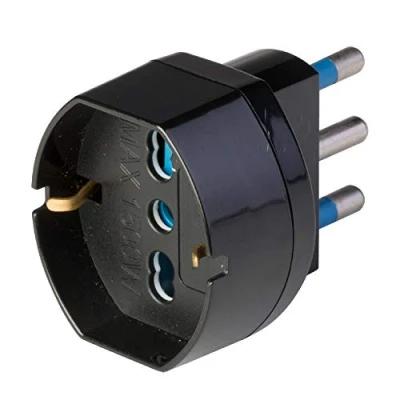 Imagen de Poly Pool adaptador de enchufe Grande Nero Negro