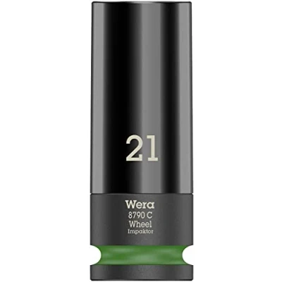 Imagen de WERA 05004592001 8790 C Wheel Impaktor 21,0 Llave de vaso larga con arrastre 1/2&quot;