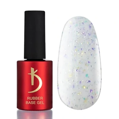 Imagen de Kodi Professional Esmalte Semipermanente Lechoso Lila Soufflé Esmaltes Semipermanentes para Uñas 7ml Rubber Base Gel Milky Lilac Coat UV LED