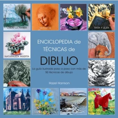Imagen de Enciclopedia de técnicas dibujo: Guía ilustrada paso a con más 50 dibujo (SIN COLECCION)