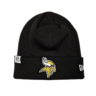Imagen de New Era Minnesota Vikings NFL Loop Label Knit Negro Gorro
