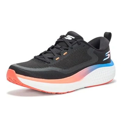 Imagen de Skechers Tenis Go Run Supersonic MAX para Hombre, Negro/Multi, 43 EU