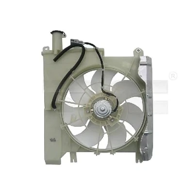 Imagen de TYC 836 0020 Ventilador de radiador 315 100 con bastidor (armazón) TOYOTA: Aygo