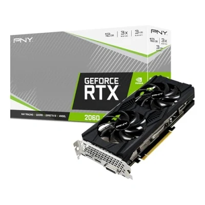 Imagen de Tarjeta Gráfica Pny Geforce Rtx 2060 12gb Xlr8 Gaming Revel Epic x Rgb Dual Fan Edition, Negro