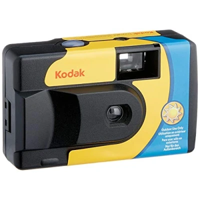 Imagen de Kodak SUC Daylight 39 800ISO Cámara analógica desechable, Color Amarillo y Azul