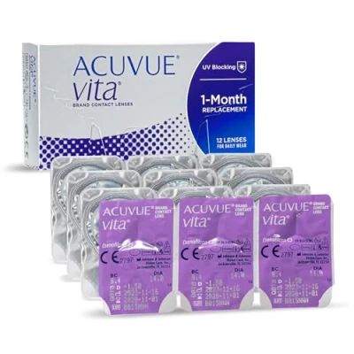 Imagen de ACUVUE® VITA™ con tecnología HydraMax™ Reemplazo Mensual protección UV 6 lentes