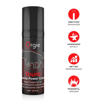 Imagen de Orgie Touro Crema Potenciadora De Ereccion 15 Ml