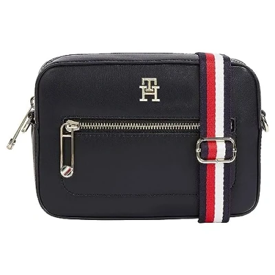 Imagen de Tommy Hilfiger Iconic Camera BAG CORP Bandolera, Mujer, Talla: One Size, Space blue