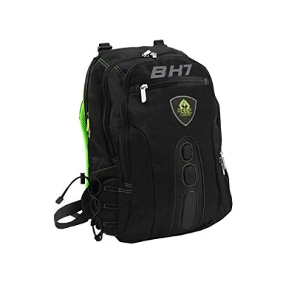 Imagen de Mochila Approx Gaming Keep Out Bk7 Para Portatiles 15,6&quot; Con Multiples Bolsillos Color Negro Y Verde
