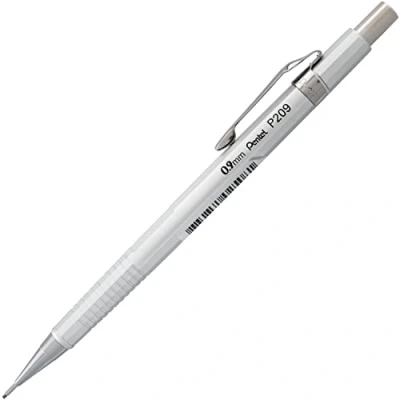 Imagen de Pentel P209 Sharp Mech Pencil 0.9mm Met.Silvr