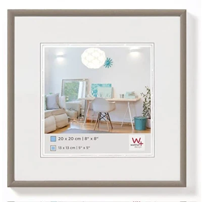 Imagen de walther design KV330D New Lifestyle marco de fotos plástico, 30x30 cm, acero