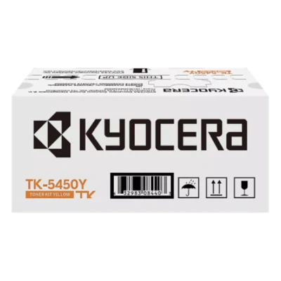 Imagen de Kyocera TK 5450Y Tóner Original para Impresora (1T0C0DANL0, Compatible con PA2600cx, PA2600cwx, MA2600cfx, MA2600cwfx, hasta 3200 páginas)