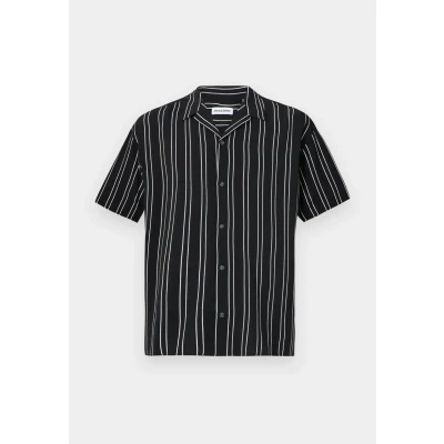 Imagen de Jack &amp; Jones Jjejeff Stripe Resort SS SN Camisa, Hombre, Talla: Small, Black