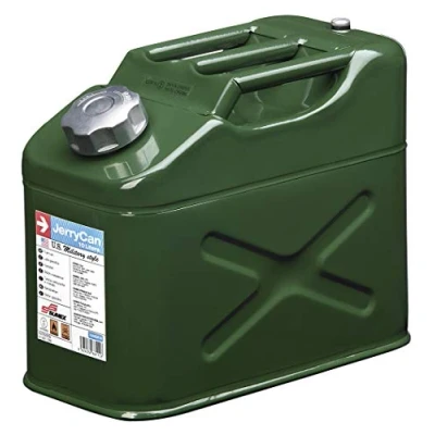Imagen de SUMEX Kangr Jerry Can En Acero Galvanizado, Verde, Bidón, Estilo Militar