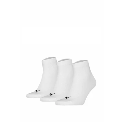 Imagen de PUMA Cuarto de algodón Reciclado Liso Calcetín, Negro, 43 46 (Pack 3) Unisex Adulto