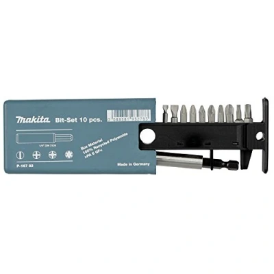 Imagen de Makita P 16782 Estuche 10 Puntas De Atornillar + Portapuntas Magnetico