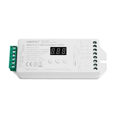 Imagen de DALI Controlador DT8, 5 en 1 (MONO, CCT, RGB, RGBW, RGB+CCT)