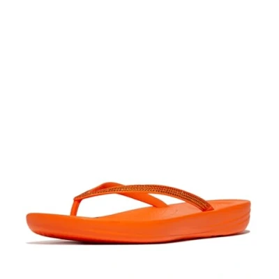 Imagen de Fitflop Iqushion Sparkle, Chanclas Mujer, Orange, 38 EU