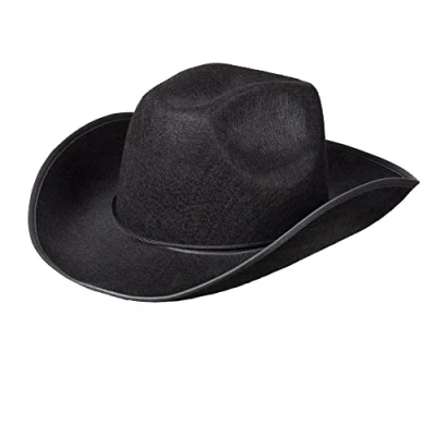 Imagen de Boland Sombrero de vaquero para adultos, tocado, sheriff, jinete rodeo, salvaje oeste, disfraz, carnaval, fiesta temática