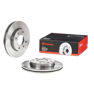 Imagen de BREMBO 09.9555.20 Disco de freno 257 24 4 ventilación interna KIA: Cerato Hatchback, Berlina, HYUNDAI: Matrix, Elantra III Hatchback
