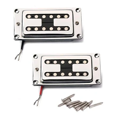 Imagen de Alnicov 2 pastillas Humbucker selladas para guitarra, doble bobina guitarras eléctricas LP con tornillos de montaje
