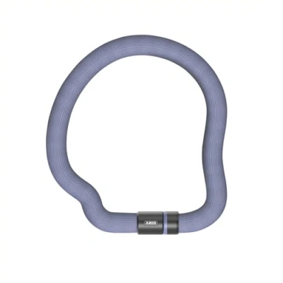 Imagen de ABUS Goose Lock candado de cadena bicicleta flexible y sin traqueteo acero templado 6 mm grosor 110 cm longitud con llave azul