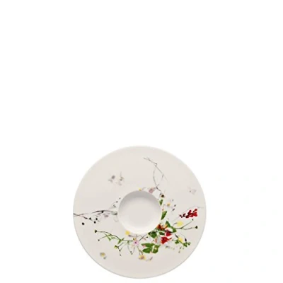 Imagen de Rosenthal Brillance Fleurs Sauvages Platillo para Taza De Té o Cappuccino, Porcelana Hueso, Multicolor, 16 cm
