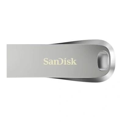 Imagen de Memoria USB 256GB SanDisk Ultra Luxe, 3.2, 400MB/s, Protección por Contraseña, Diseño metálico, Plata