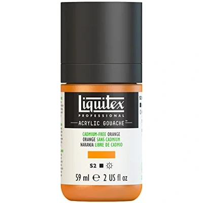 Imagen de Liquitex Professional Gouache acrílico extrafino viscocidad Baja, Tubo 59 ml, Naranja
