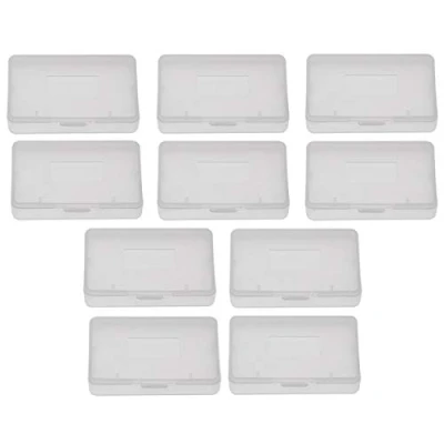 Imagen de Deror Estuche para Juegos, Caja de Juego Cartucho Cubierta Antipolvo Transparente 10 Piezas Nintendo Game Boy Advance GBA