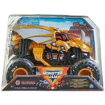 Imagen de Monster Jam, Camión Monstruo Bakugan Dragonoid Oficial, vehículo Fundido a presión de coleccionista, Escala 1:24, Juguetes para niños Partir 3 años