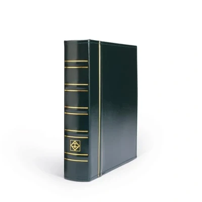 Imagen de Leuchtturm 331276 Álbum para Monedas Optima Classic 10 Fundas de Ø 42, 27, 20, 34 mm, 2 Cubiertas, Estuche Protector Rojo