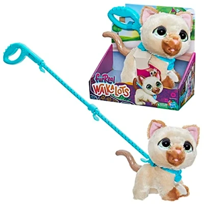 Imagen de FurReal Walkalots Big Wags Interactive Walking Kitty Toy for Kids, Features Sounds and Reactions, Toys Girls &amp; Boys