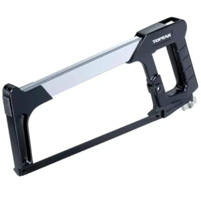 Imagen de Topeak Hacksaw 15410042 Sierra de aluminio y fibra vidrio (35 x 17 2,5 cm), color plateado negro