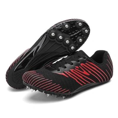 Imagen de Zeihyeurus Zapatillas De Atletismo Clavos Zapatos con para Unisex Spikes Pista Resistencia Al Desgaste Entrenamiento CompeticióN