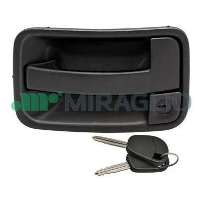 Imagen de MAGNETI MARELLI 350105005800 Manecilla de Puerta Delante, izquierda sin llave negro recubrimiento CITROËN: Jumpy I Furgón, MPV