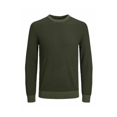 Imagen de Jack &amp; Jones Jjeglobe CREW NECK Jersey de punto, Hombre, Talla: Small, Kombu green