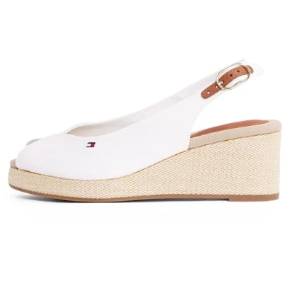 Imagen de Tommy Hilfiger Sandalias de cuña, Mujer, Talla: 39, Ecru Zapatos