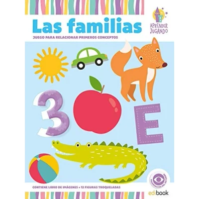 Imagen de IMAGILAND Aprender Jugando. Las familias (Libro con Figuras TROQUELADAS) (Aprender Jugando Libro